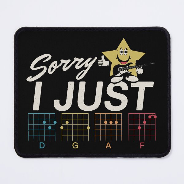 Item preview, Sorry I Just DGAF Guitar Chords Funny Music Dad Joke Classic Rock Band Musician Gift designed and sold by blueversion.