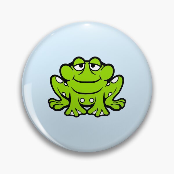 Item preview, Tired Frog Toad Cute Little Happy Smile Funny Comic designed and sold by shirt-o-mat.