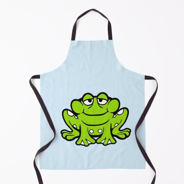 Item preview, Tired Frog Toad Cute Little Happy Smile Funny Comic designed and sold by shirt-o-mat.
