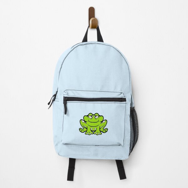 Item preview, Tired Frog Toad Cute Little Happy Smile Funny Comic designed and sold by shirt-o-mat.