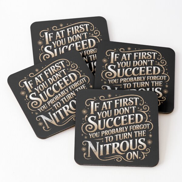 Item preview, If at First You Don’t Succeed NOS Car Racing Funny Nitrous designed and sold by CarantinedChaos.