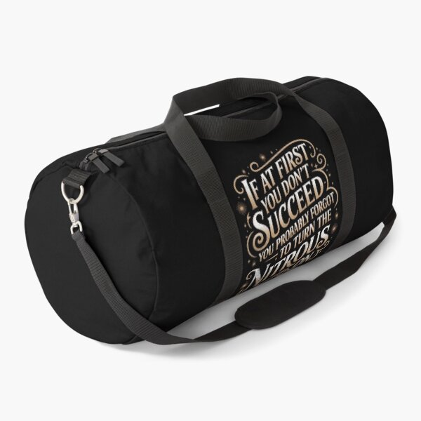 Item preview, If at First You Don’t Succeed NOS Car Racing Funny Nitrous designed and sold by CarantinedChaos.