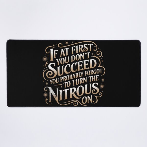 Item preview, If at First You Don’t Succeed NOS Car Racing Funny Nitrous designed and sold by CarantinedChaos.