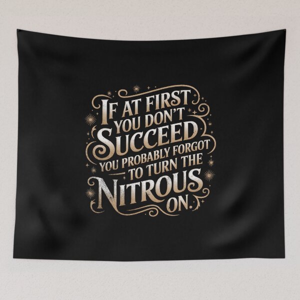 Item preview, If at First You Don’t Succeed NOS Car Racing Funny Nitrous designed and sold by CarantinedChaos.