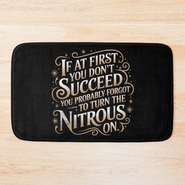 Item preview, If at First You Don’t Succeed NOS Car Racing Funny Nitrous designed and sold by CarantinedChaos.