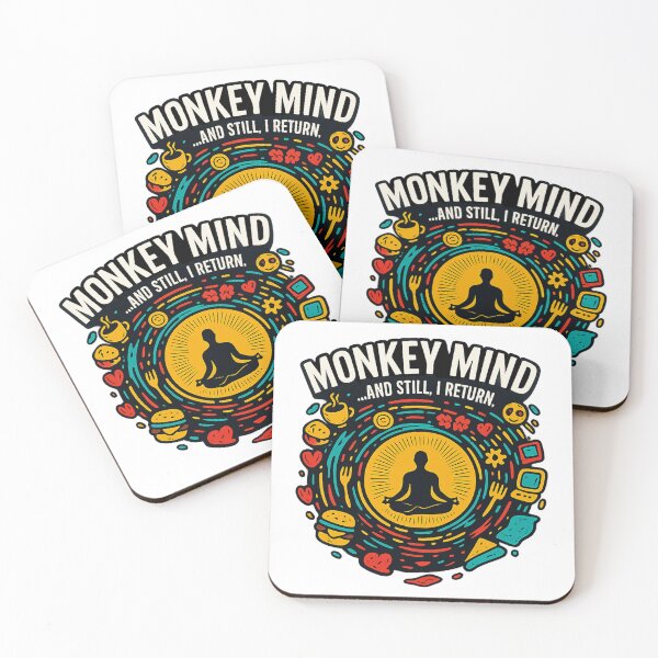 Item preview, Monkey Mind – And Still I Return designed and sold by ModernMettaCo.