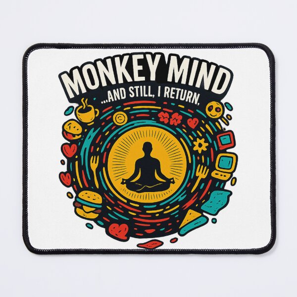 Item preview, Monkey Mind – And Still I Return designed and sold by ModernMettaCo.