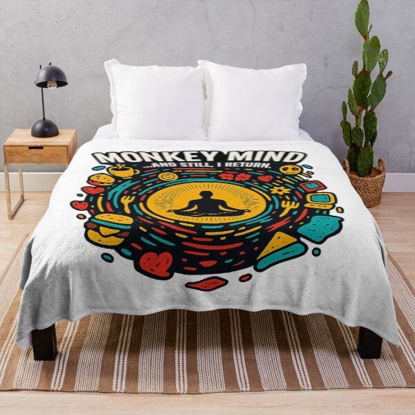 Item preview, Monkey Mind – And Still I Return designed and sold by ModernMettaCo.