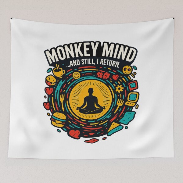 Item preview, Monkey Mind – And Still I Return designed and sold by ModernMettaCo.