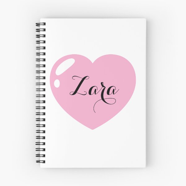 Item preview, Zara Name with Pink Heart  designed and sold by Monika Howarth.