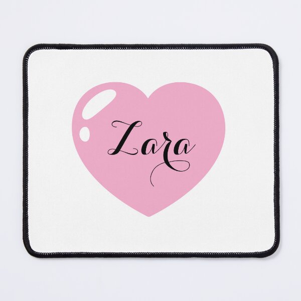 Item preview, Zara Name with Pink Heart  designed and sold by Monika Howarth.