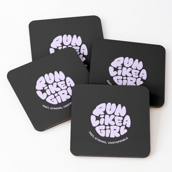 Item preview, Run Like a Girl. Play Like a Girl. DOMINATE Like a Girl. designed and sold by Katri Hansson.