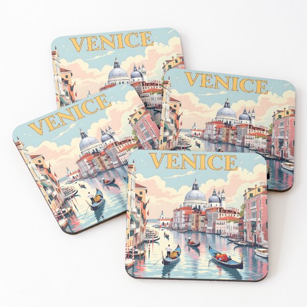 Item preview, Venice: Vintage-Style Painterly Travel Poster designed and sold by LSVart.
