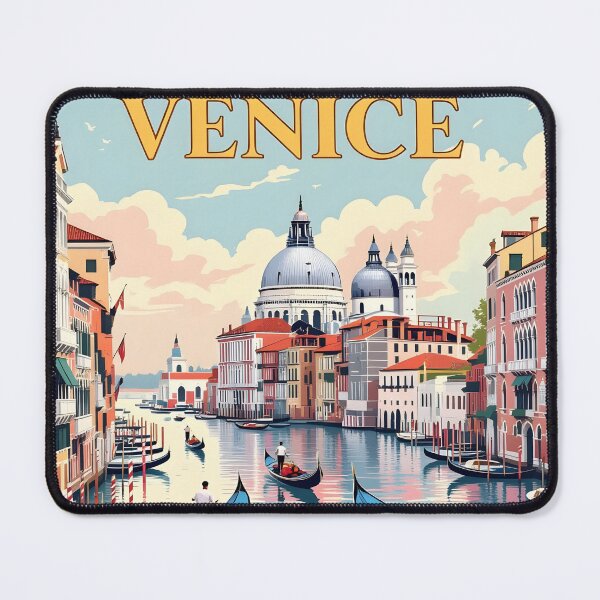 Item preview, Venice: Vintage-Style Painterly Travel Poster designed and sold by LSVart.