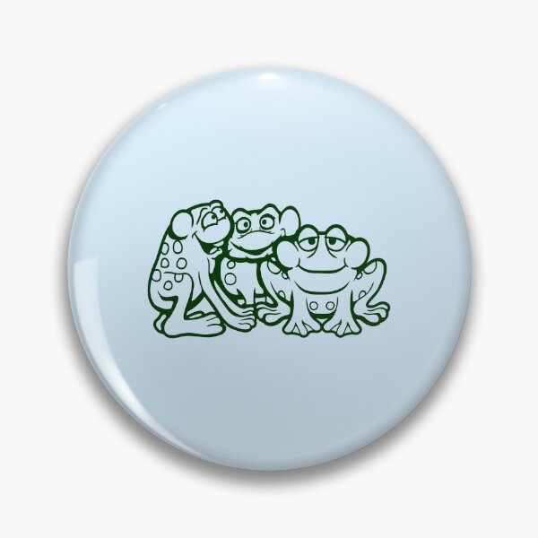Item preview, 3 Frogs Team Friends Funny Crew Three Crazy Boys designed and sold by shirt-o-mat.