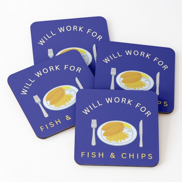 Item preview, Will work for Fish & Chips designed and sold by fev-rocks.