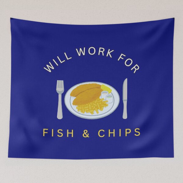 Item preview, Will work for Fish & Chips designed and sold by fev-rocks.