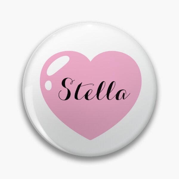 Item preview, Stella Name with Pink Heart  designed and sold by Monika Howarth.