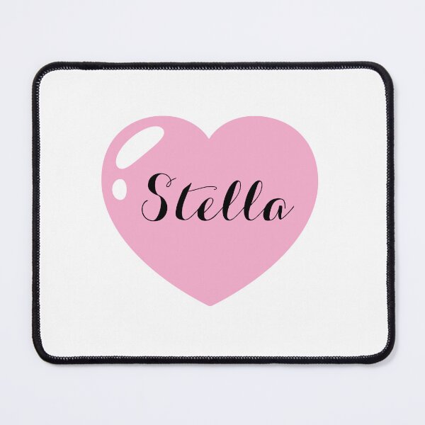 Item preview, Stella Name with Pink Heart designed and sold by Monika Howarth.