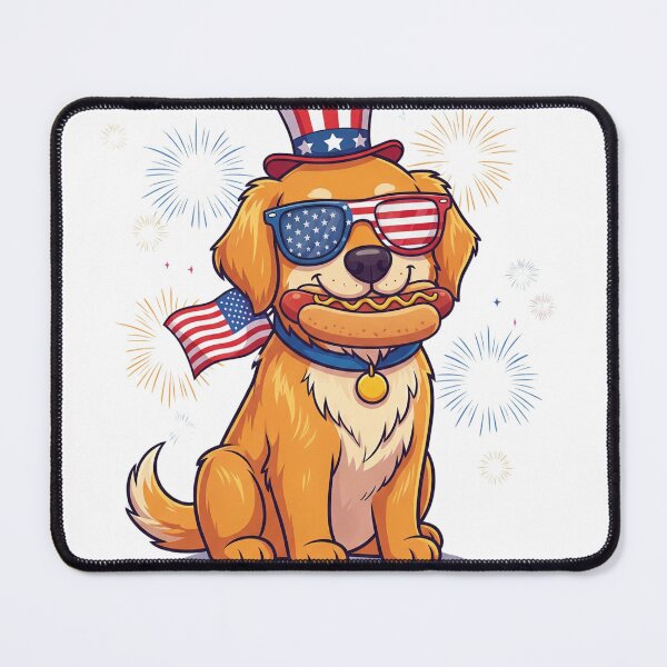 Item preview, Patriotic Pup: My Dog Loves 4th of July More Than Me! designed and sold by RehanInkDesigns.