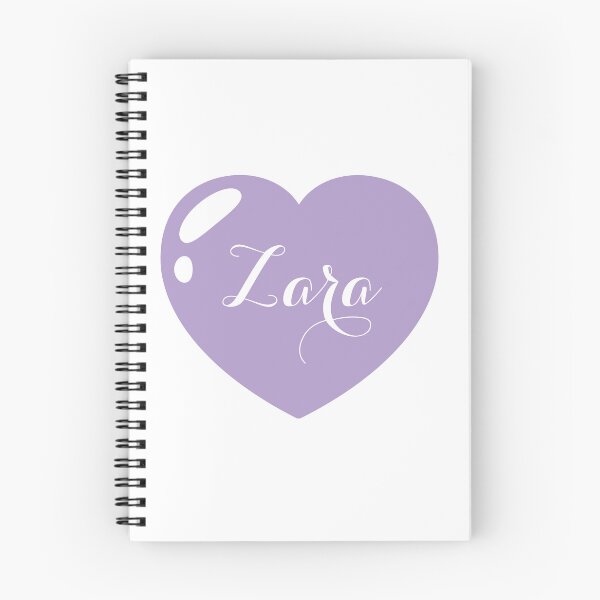 Item preview, Zara Name with Purple Heart  designed and sold by Monika Howarth.