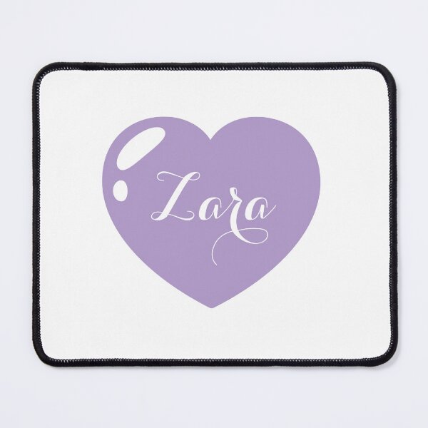Item preview, Zara Name with Purple Heart  designed and sold by Monika Howarth.