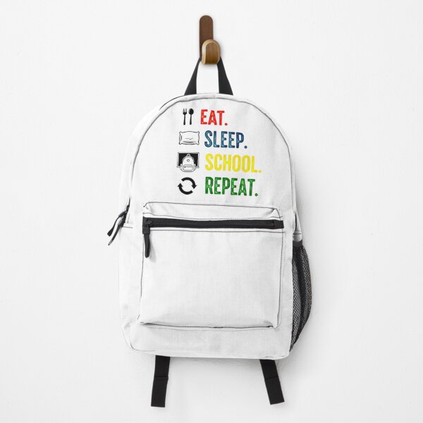 Item preview, Eat Sleep School Repeat, Funny, Student designed and sold by Teetreasure2.