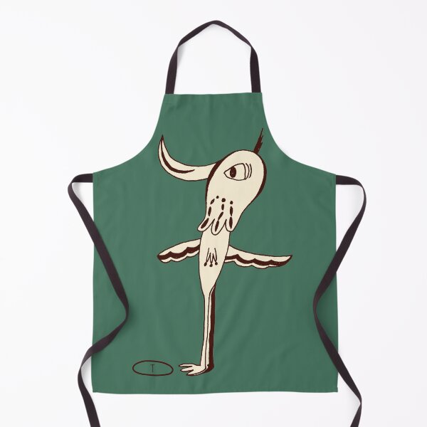 Item preview, Surreal Bird of Truth’s Defense|Zayin ז|Hebrew Letter Art|Earth Tone designed and sold by Aster Atelier.