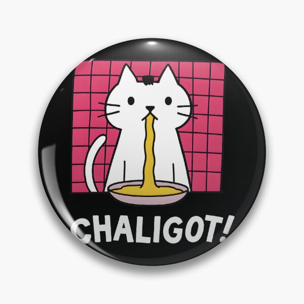 Item preview, Funny Cat Throwing Up Parody Chaligot Cartoon Meme  designed and sold by DrawHandArt.