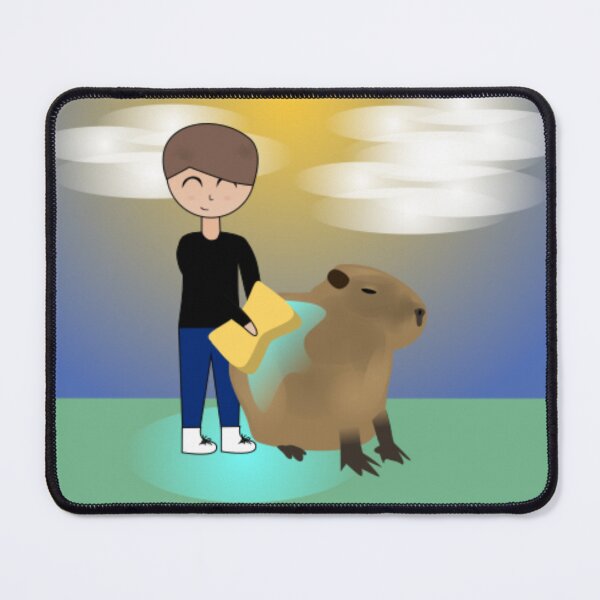 Item preview, Freddie washing capybara in the sun designed and sold by GooglyEyes-.