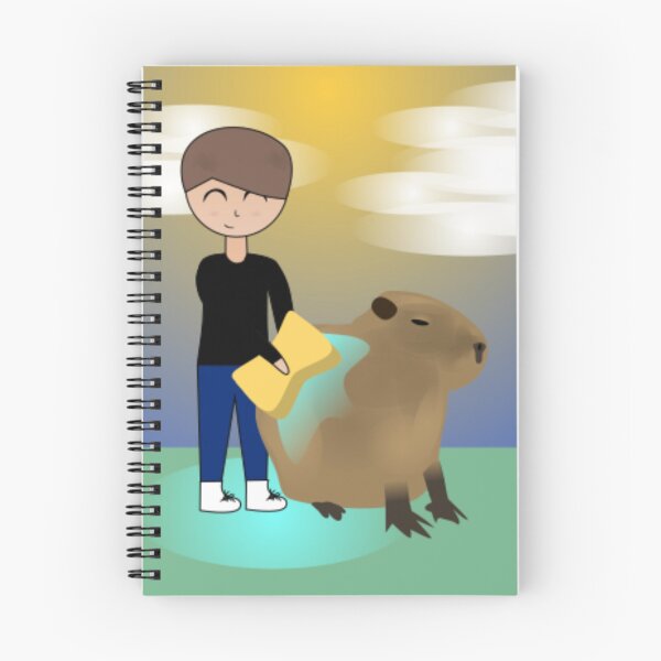 Item preview, Freddie washing capybara in the sun designed and sold by GooglyEyes-.