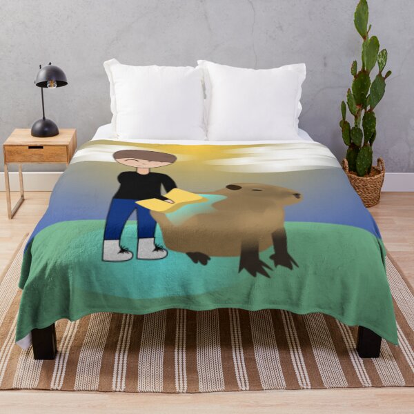 Item preview, Freddie washing capybara in the sun designed and sold by GooglyEyes-.