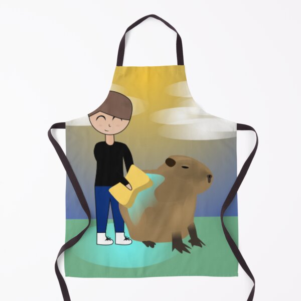 Item preview, Freddie washing capybara in the sun designed and sold by GooglyEyes-.