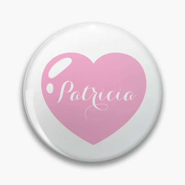 Item preview, Patricia Name with Pink Heart  designed and sold by Monika Howarth.