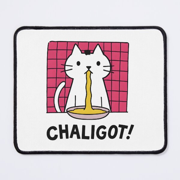 Item preview, Copy of Funny Cat Throwing Up Parody Chaligot Cartoon Meme designed and sold by DrawHandArt.