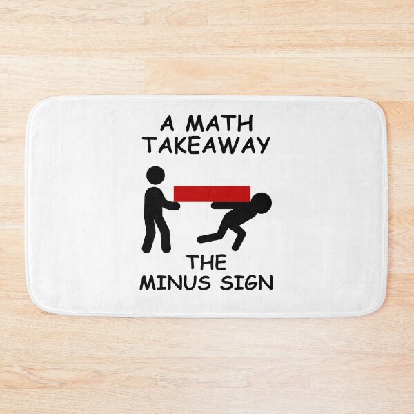 Item preview, Amusing Math Takeaway - The Minus Sign. designed and sold by MPC-Mince-Pies.