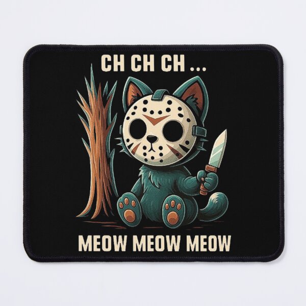 Item preview, Ch Ch Ch Meow Meow Meow - Cat Movie Horror designed and sold by love3617.