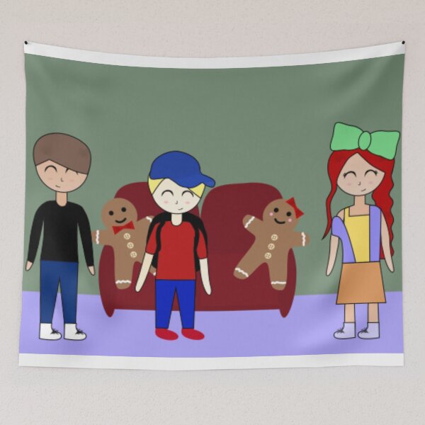 Item preview, Living room - with gingerbread cushions designed and sold by GooglyEyes-.