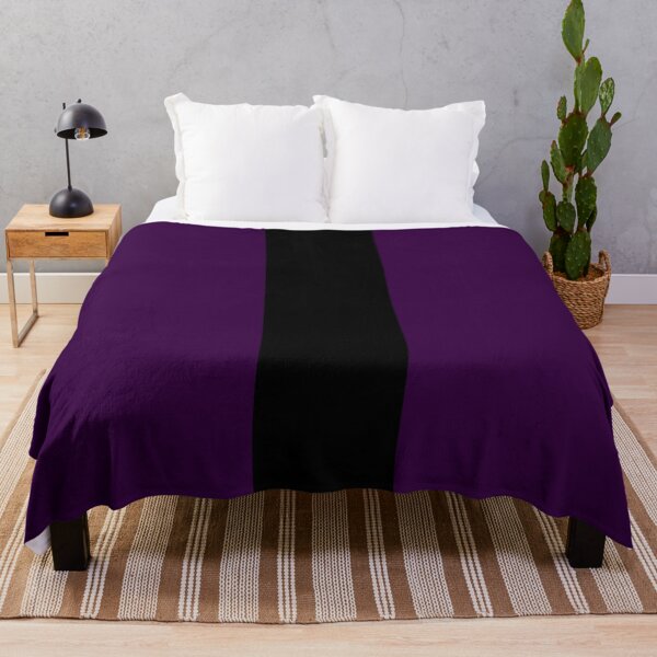 Item preview, Single Racing Stripe (Black - Deep Purple Background) designed and sold by Racing Stripes Only.