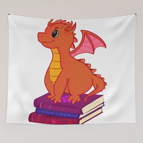 Item preview, Bookdragon - Cute Dragon designed and sold by ArtDodo6.