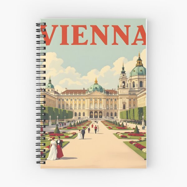 Item preview, Vienna Vintage-Style Painterly Travel Poster designed and sold by LSVart.