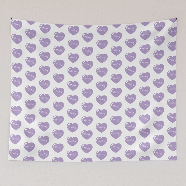 Item preview, Hailey Name with Purple Heart  designed and sold by Monika Howarth.