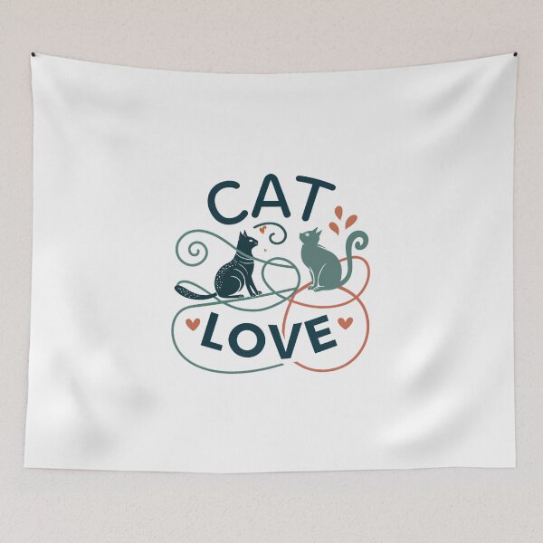 Item preview, Cat Love designed and sold by DesignAFind.