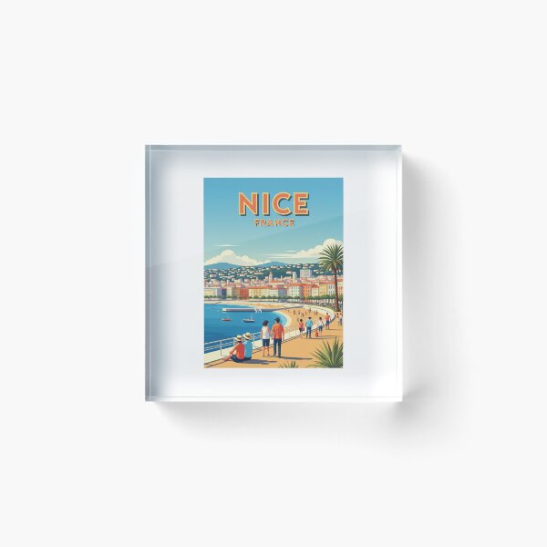 Item preview, France - Nice (Country Collection) designed and sold by HeartbeatPrint.