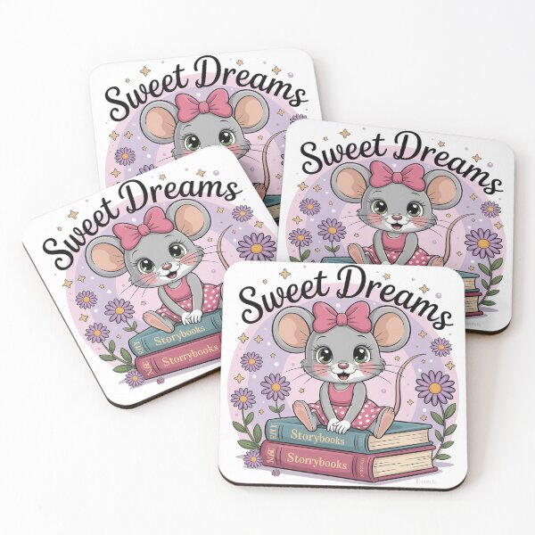 Item preview, cute cartoon mouse designed and sold by ArtQueen777.