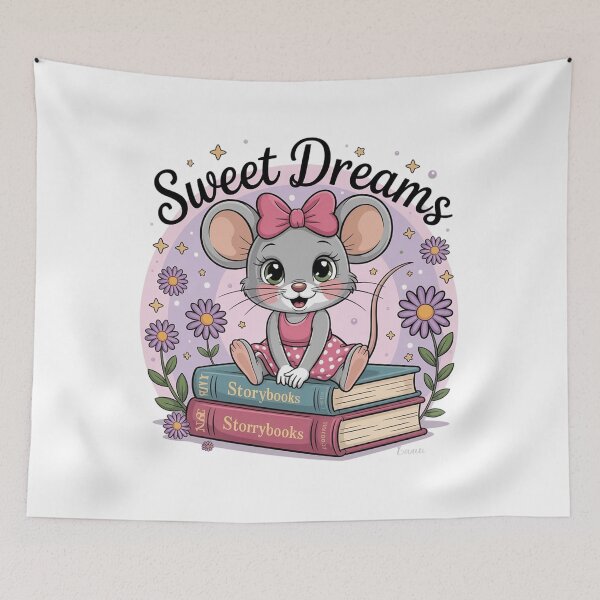 Item preview, cute cartoon mouse designed and sold by ArtQueen777.