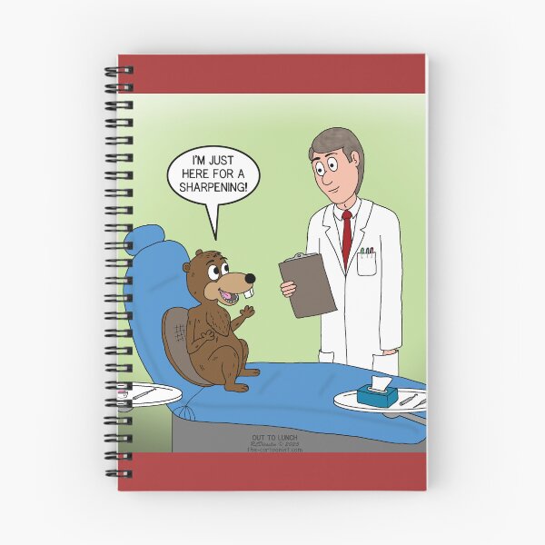 Item preview, A Beaver Visits the Dentist designed and sold by Out to Lunch Cartoons and More.
