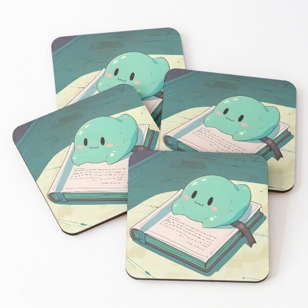 Item preview, Happy Chibi Slime Book Reader designed and sold by Ledsor.