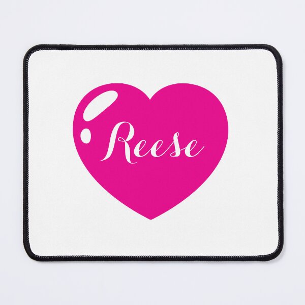 Item preview, Reese Name with Pink Heart designed and sold by Monika Howarth.
