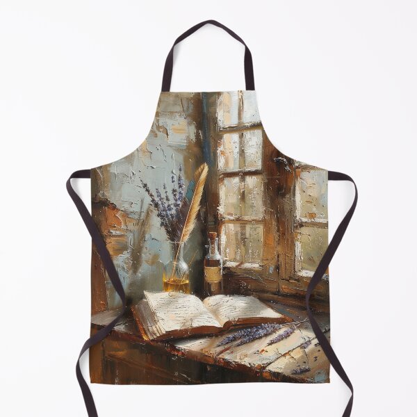 Item preview, Rustic Journal Scene with Lavender & Light designed and sold by AITuneSphere.